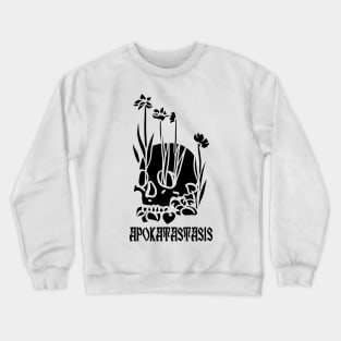 Skull with Flowers Apokatastasis Crewneck Sweatshirt